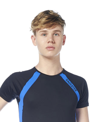 Sagester Zweifarbiges Hightech-T-Shirt für Herren/Jungen