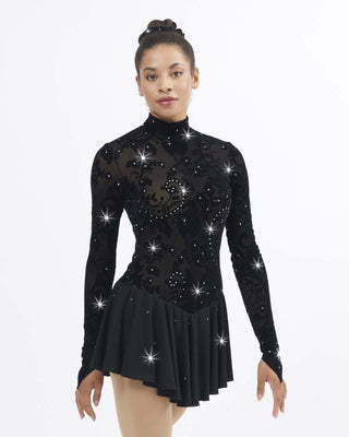 Sagester Gothic figure skating dress