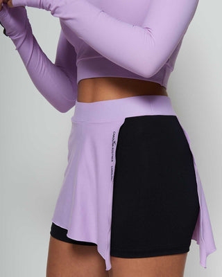 ICENONICE Lilac sarong shorts